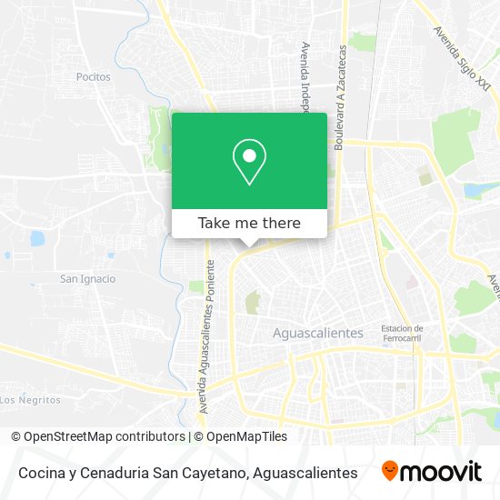 Cocina y Cenaduria San Cayetano map