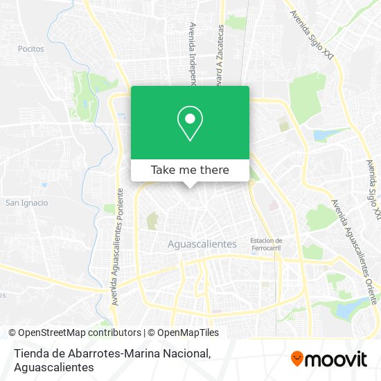Mapa de Tienda de Abarrotes-Marina Nacional