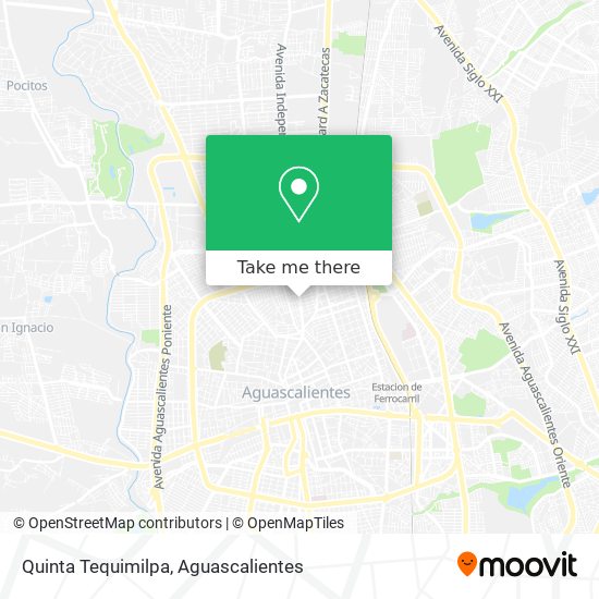 Mapa de Quinta Tequimilpa