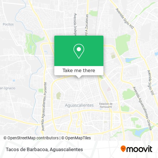 Tacos de Barbacoa map