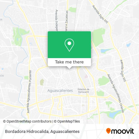 Bordadora Hidrocalida map