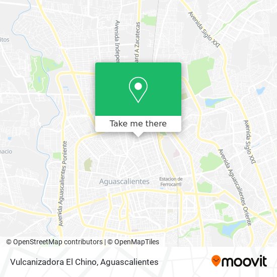Vulcanizadora El Chino map