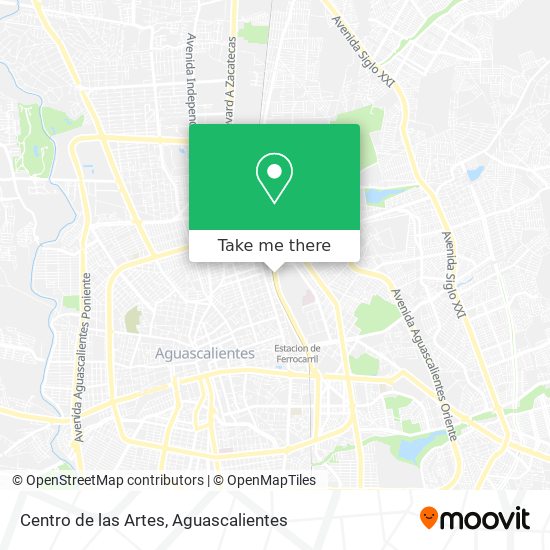 Centro de las Artes map