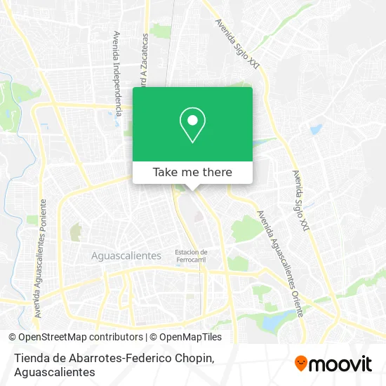 Tienda de Abarrotes-Federico Chopin map