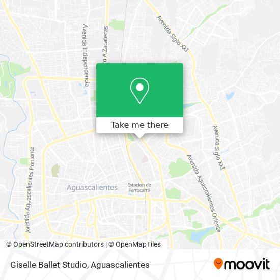 Mapa de Giselle Ballet Studio