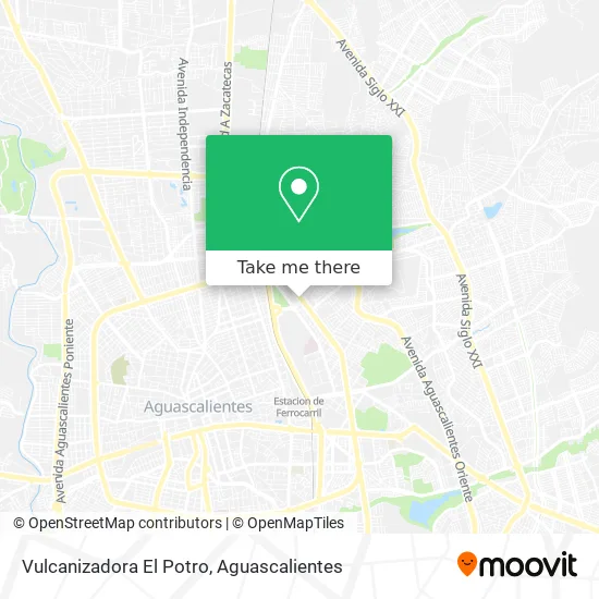 Vulcanizadora El Potro map