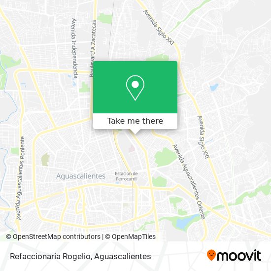 Refaccionaria Rogelio map