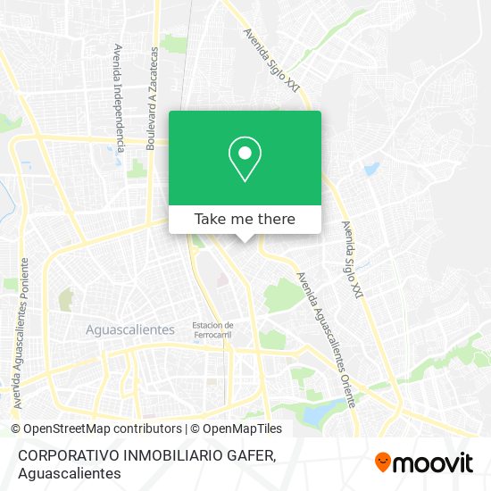 CORPORATIVO INMOBILIARIO GAFER map