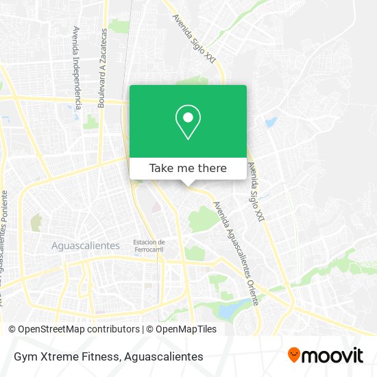 Mapa de Gym Xtreme Fitness