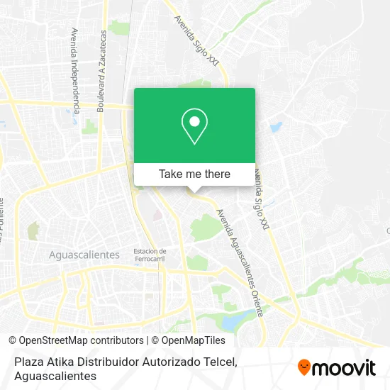 Plaza Atika Distribuidor Autorizado Telcel map