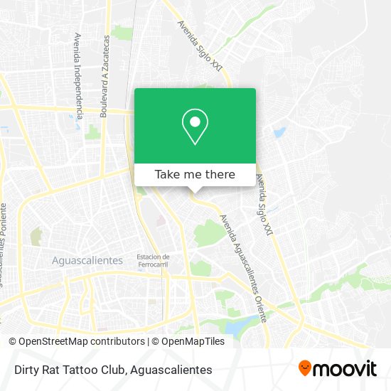 Dirty Rat Tattoo Club map