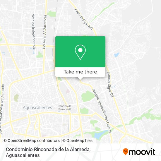 Condominio Rinconada de la Alameda map