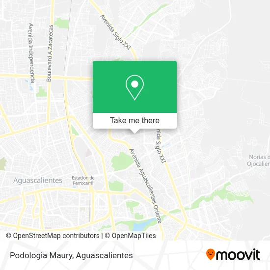 Podologia Maury map
