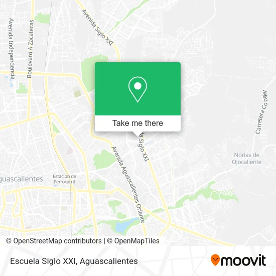 Escuela Siglo XXI map