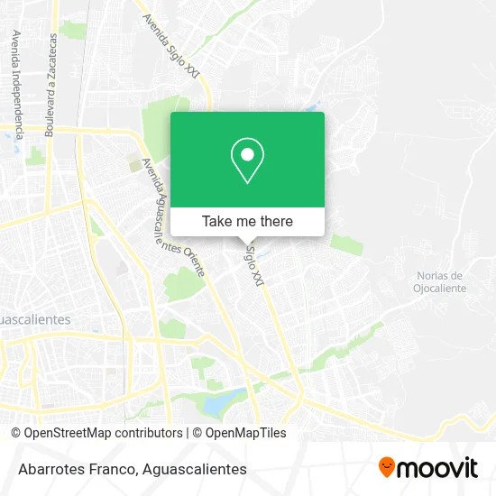 Abarrotes Franco map