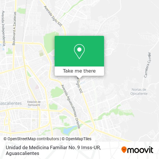 Unidad de Medicina Familiar No. 9 Imss-UR map