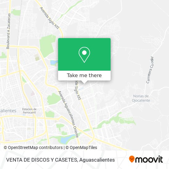 Mapa de VENTA DE DISCOS Y CASETES