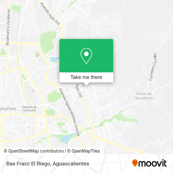 Bae Fracc El Riego map