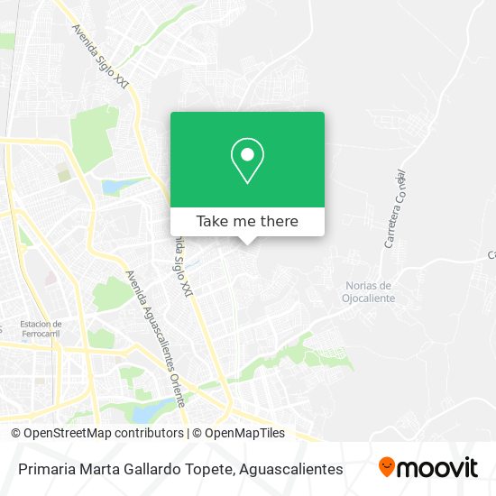 Primaria Marta Gallardo Topete map