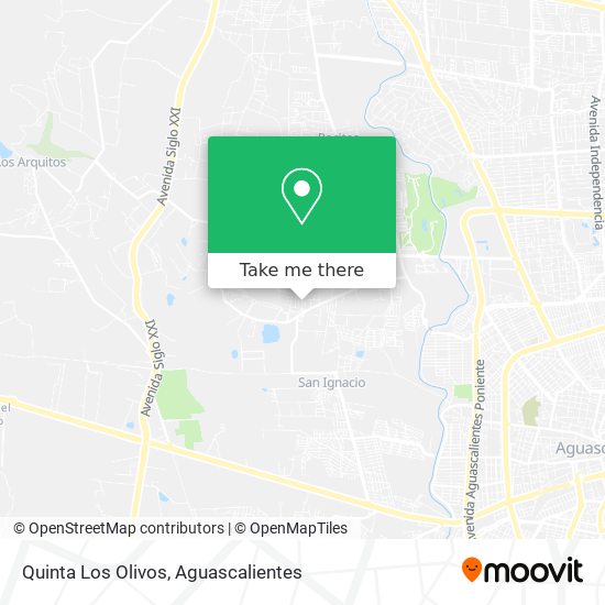 Quinta Los Olivos map