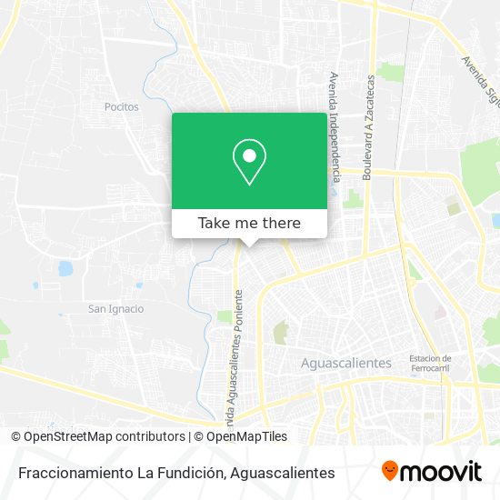 Mapa de Fraccionamiento La Fundición