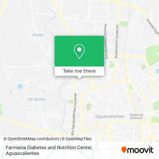 Mapa de Farmacia Diabetes and Nutrition Center