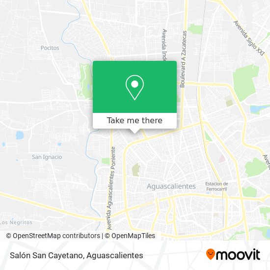Salón San Cayetano map