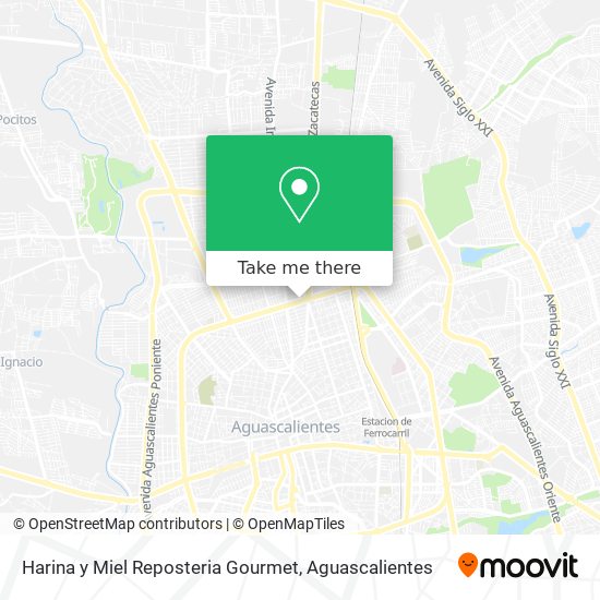 Harina y Miel Reposteria Gourmet map