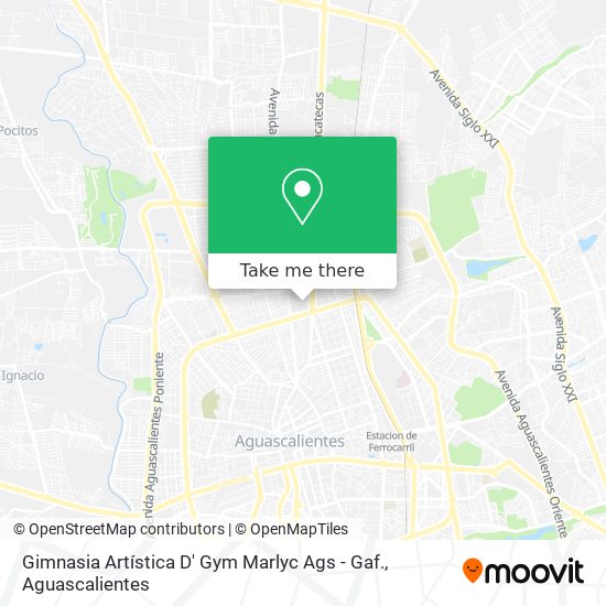 Gimnasia Artística D' Gym Marlyc Ags - Gaf. map