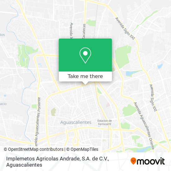 Mapa de Implemetos Agricolas Andrade, S.A. de C.V.