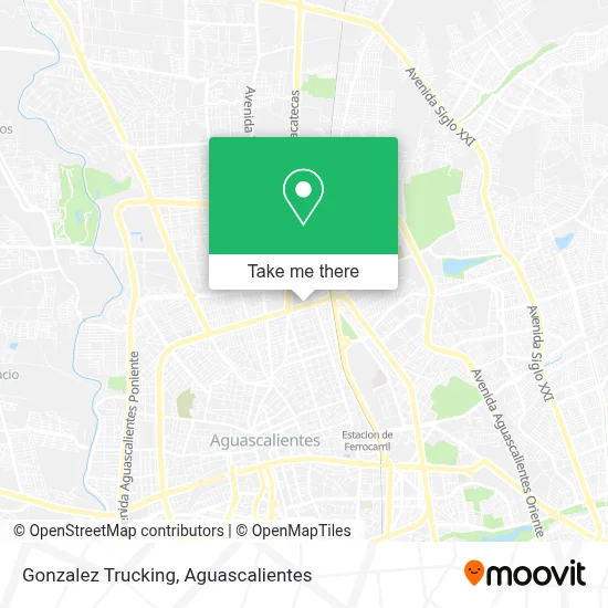 Gonzalez Trucking map