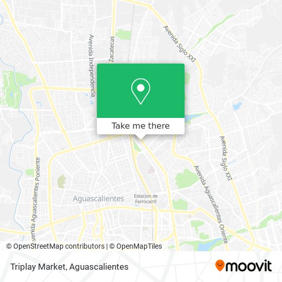 Mapa de Triplay Market