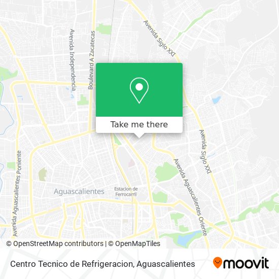 Mapa de Centro Tecnico de Refrigeracion