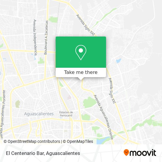 Mapa de El Centenario Bar