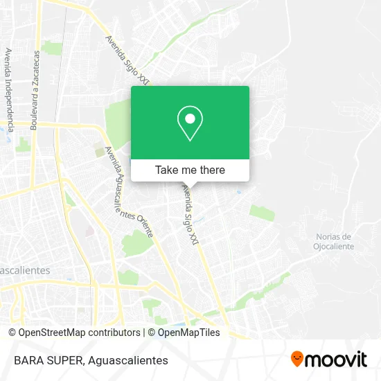 BARA SUPER map