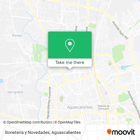 Mapa de Boneteria y Novedades