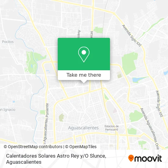 Calentadores Solares Astro Rey y / O Slunce map