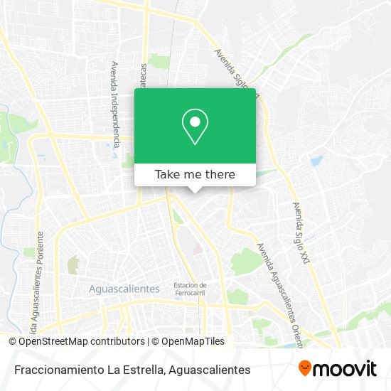 Fraccionamiento La Estrella map