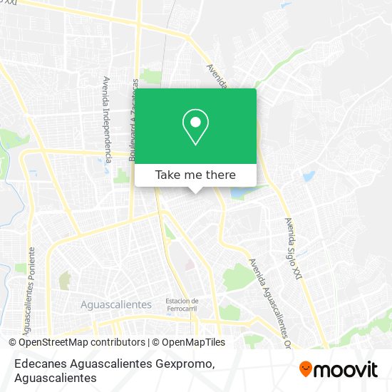 Edecanes Aguascalientes Gexpromo map