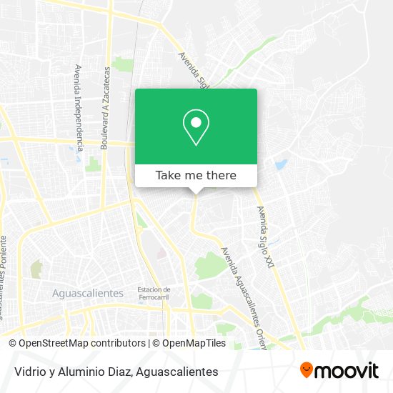 Mapa de Vidrio y Aluminio Diaz