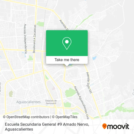 Escuela Secundaria General #9 Amado Nervo map