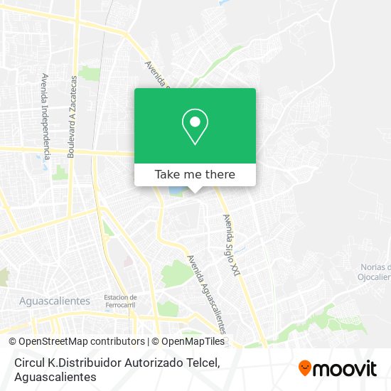 Circul K.Distribuidor Autorizado Telcel map
