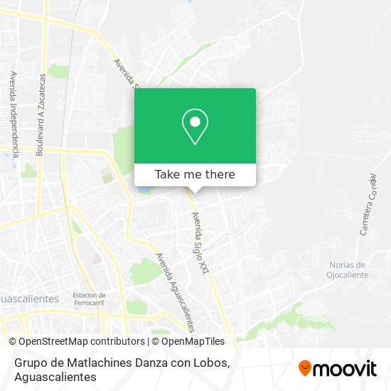 Grupo de Matlachines Danza con Lobos map