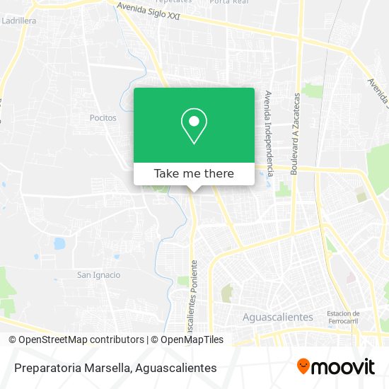 Preparatoria Marsella map
