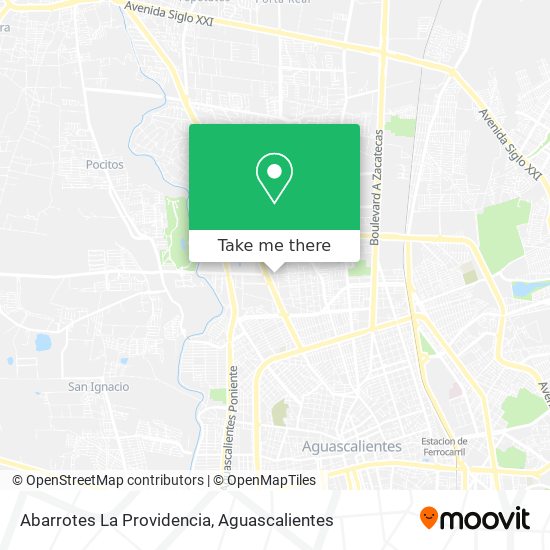 Mapa de Abarrotes La Providencia