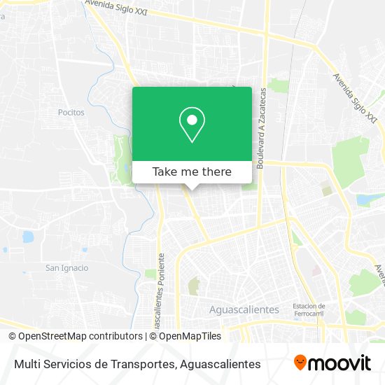 Mapa de Multi Servicios de Transportes