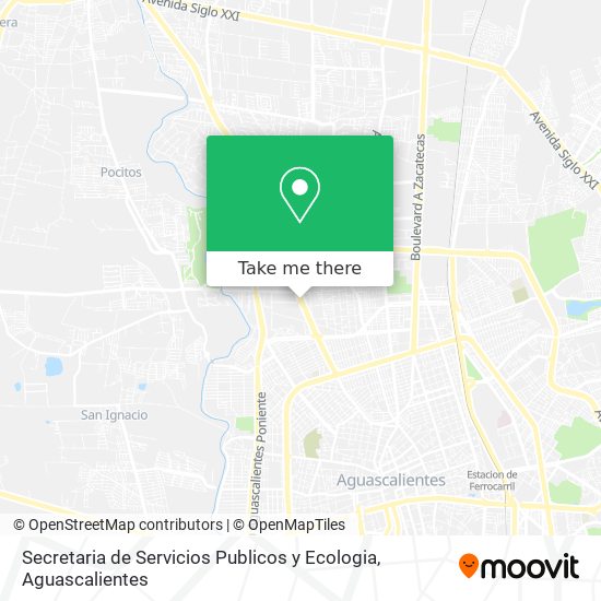 Secretaria de Servicios Publicos y Ecologia map