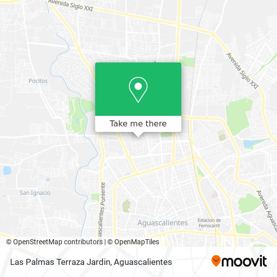 Las Palmas Terraza Jardin map