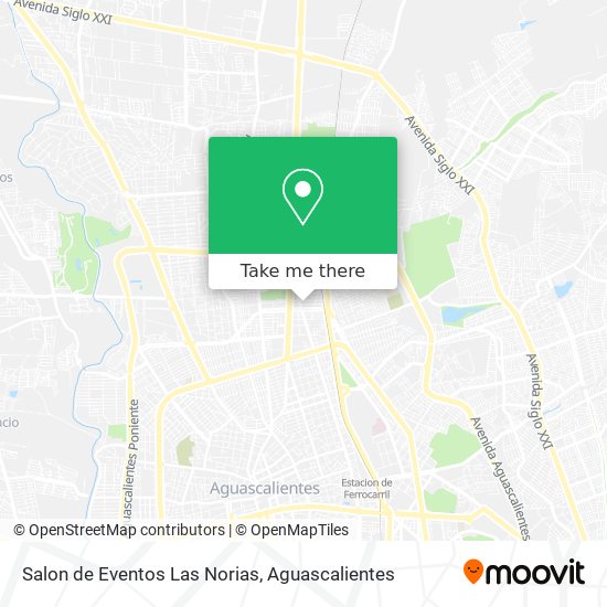 Mapa de Salon de Eventos Las Norias