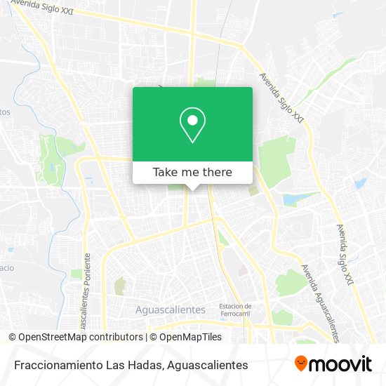 Mapa de Fraccionamiento Las Hadas